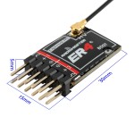 Original Radio master ER4 2,4 GHz 4CH 10mW ExpressLRS PWM Kunststoff fernbedienung für RC Mit Batteries trom und Adapter für RC FPV